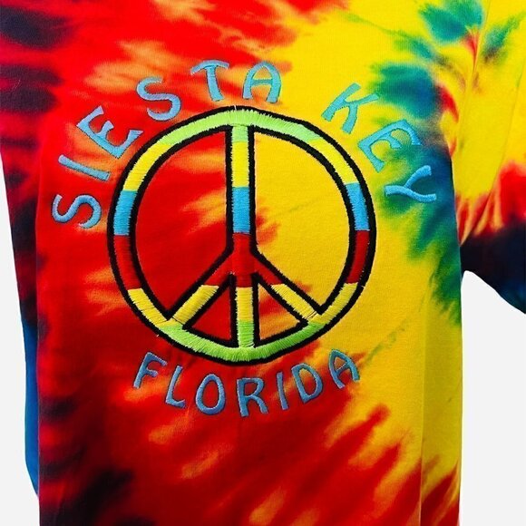 𝅺tie Dye Spiral Casual Vacation Graphic Women shirts. Size Large - Picture 6 of 6